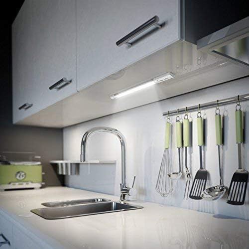OxyLED Motion Sensor Under Cabinet Lighting Closet Lights, USB Rechargeable 25 LED Super Bright Wardrobe Lights, Detachable LED Night Light Bar for Bathroom, Bedroom, Gun Safe, Storage Room