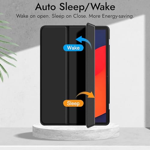 Image of Robustrion Case for Moto Pad 60 Pro 12.7 inch Cover Case with [Pencil Holder] [Soft Flexible Case] for Motorola Pad 60 Pro Cover 12.7 inch [Auto Sleep Wake Support] - Black