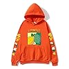 Cavetown Lemon Boy Cartoon Print Hoodies Mens Cartoon Graphic Sweatshirts Fleece Music Hooded Pullovers Male Streetwear Dark-Green,M #4