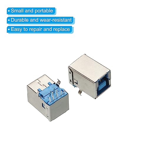 Conector USB 3.0 Tipo B Hembra 9 Pines Ángulo 90° Pack 2 miniatura 4