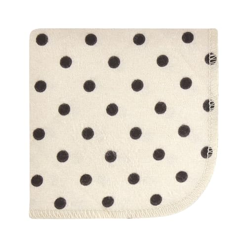 Image of Hudson Baby Unisex Baby Flannel Cotton Washcloths, Neutral Pink Floral 12 Pack, One Size
