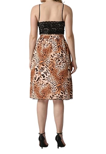 Image of VAGISHA Blooming Below Knee | Middi Printed A-line Skirt for Women's /Girl's |100% Polyblend | Soft & Breathable Fabric | Elastic Band | Casual Wear |M-XXXL|28 inch-36 inch inches