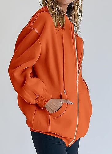 Image of PRETTYGARDEN Women's Fall Zip Up Hoodies Sweatshirts