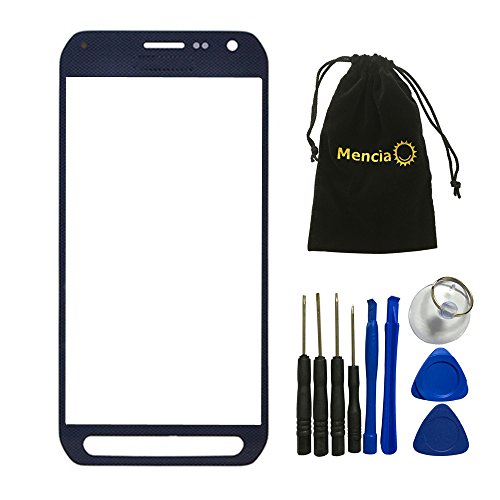 Mencia Screen Glass Lens Replacement For Samsung Galaxy S6 Active G890a With Openning Tools(Blue)