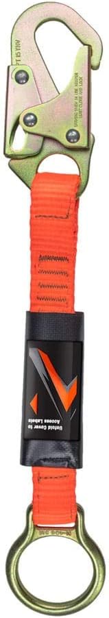 Warthog Pass Thru Safety Harness Fall Protection Kit with 6′ Double Leg Stretch Lanyard and D-Ring Extender