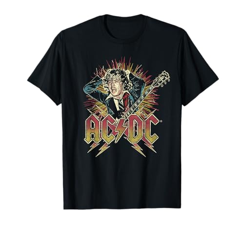 Oficial AC/DC Photo Horns ACDC Rock Camiseta