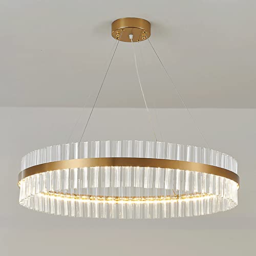 Lampe suspendue haut de gamme en verre et métal pour salon contemporain
