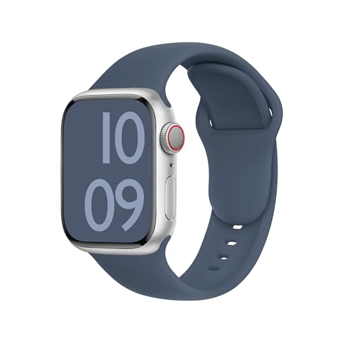 ELETTRONEO C1A Bracelet Sport pour Apple Watch Band Ultra 3 2 49mm, Series 11 10 46mm, 9 8 7 45mm 41mm, SE 6 5 4 44mm 40mm, 3 2 1 42mm 38mm Femme Homme...