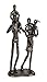 Produktbild Casablanca - Design-Skulptur Family - aus Eisen - brüniert H 22 cm