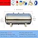 5 10 20 30 40 50 L Horizontal Air Reservoir Tank with All Accessories, 304 Stainless Steel Air Storage Tank, High Pressure Air Tank for Industrial Production(40 Liter)