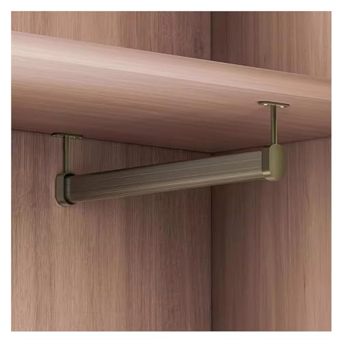 Support de plafond pour placard nizat en aluminium réglable noir