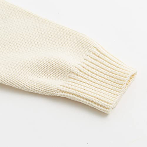 Curipeer Toddler Girls Knit Sweater Long Sleeve Crewneck Solid Pullover Knit Tops4