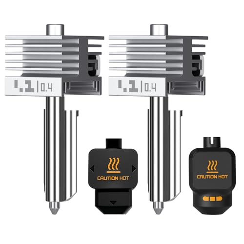 2PCS 0.4mm X2D/P2S/H2D/H2S/H2C/A1/A1 Mini/A2L Integrated High Speed Hotend