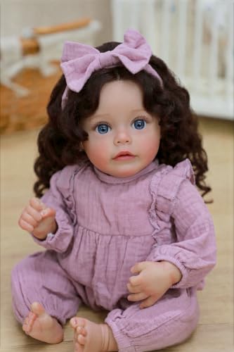 Muñeca Realista Reborn Bebé Niña 18 Pulgadas SCOM miniatura 3