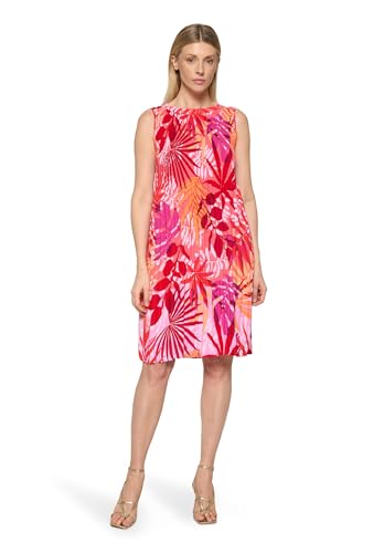 Betty Barclay Damen Plisseekleid ohne Arm 42 Red/Pink