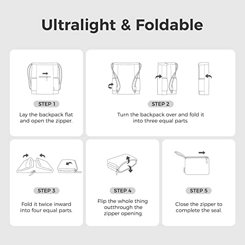 Pack All Drawstring Bag Backpack, Water-Resistant Sports Gym Sack Bag, Lightweight Training String Bag With Waterproof Zipper Pocket And Water Bottle Holder(Black) #TOP5