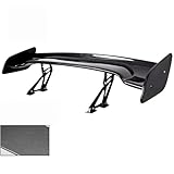 47 Inch Universal GT Rear Spoiler Wing Adjustable Bracket Compatible with Ford Mustang,Mazda Nissan Toyota Honda Civic Carbon Fiber Style
