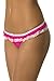 Velvet Kitten Sexy Dressed to Thrill Bikini Panty for Women P134118 (X-Large, Pink)