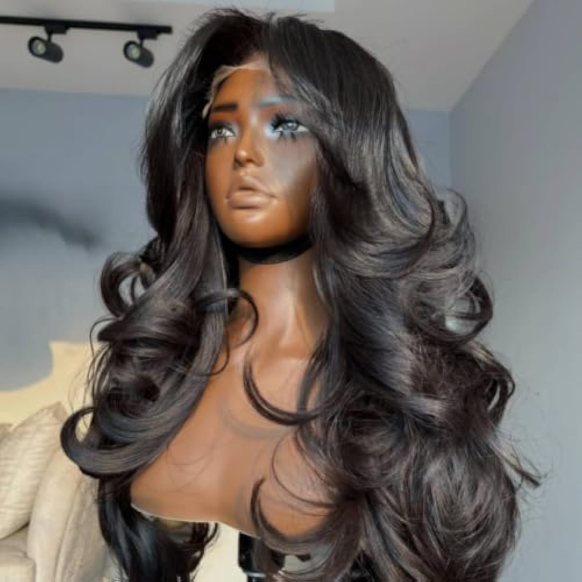 Matte Mannequin Head Bust Display