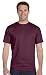 Men's 5.2 oz Hanes HEAVYWEIGHT Short Sleeve T-shirt-Maroon L