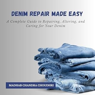 Diseño de la portada del título Denim Repair Made Easy
