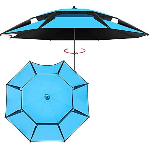 Soluciona la falta de sombra en tu patio o playa con el parasol impermeable CLSDRZC