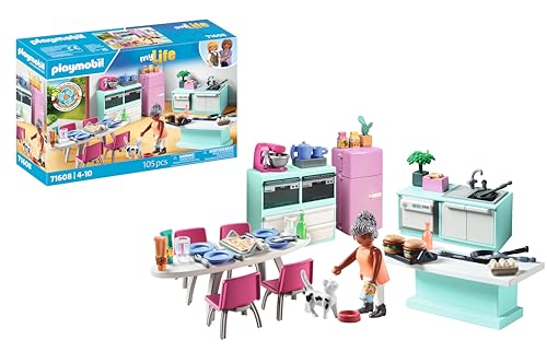 PLAYMOBIL myLife 71608 Cocina, Cocina Completamente Equipada
