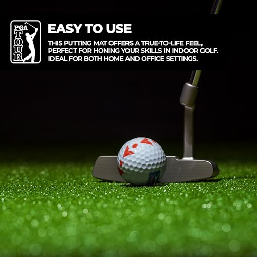 PGA TOUR Indoor Putting Set – Putting Matte mit Putter
