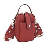 Mali+Lili Gail Vegan Leather Multi Compartment Crossbody Bag - Wine