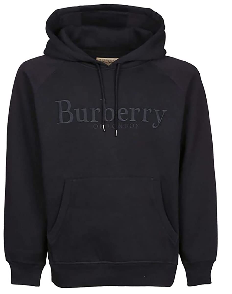 Burberry Black Logo Hoodie, Black