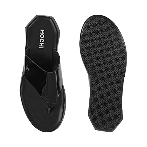 Image of Mochi Men Leather Men Chappals (16-9837)