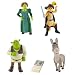 Price Toys Giocattoli Figura Shrek Mini - Fiona, Shrek, Ciuchino e Il Gatto con Gli Stivali (Shrek / Fiona / Asino / Gatto con Gli Stivali)