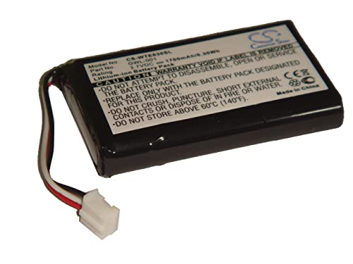 vhbw Batterie Compatible avec Wacom CTE-620BT Graphire, CTE630BT Graphire Wireless Pen Tablet Tablette Pad (1700mAh, 3,7V, Li-ION)