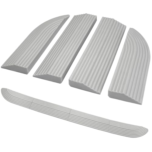 Rampa per Soglia Della Porta per Aspirapolvere Robot, Rampa per Robot Aspirapolvere, Rampa Davanzale della Porta, Rampa in Gomma Antiscivolo per Porte, per Tutti i Robot Aspirapolvere, Sedie a Rotelle