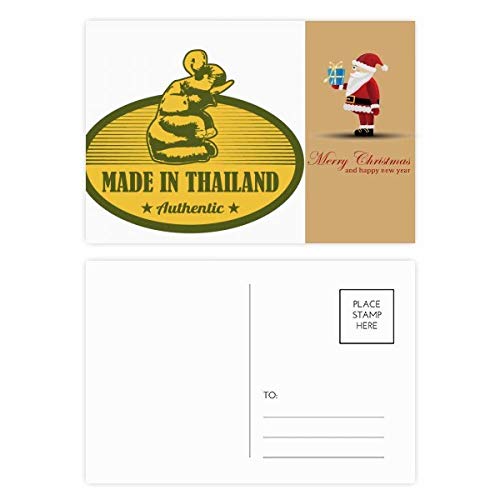 Cartes postales Père Noël et traditions thaïlandaises pour partager vos vœux avec émotion