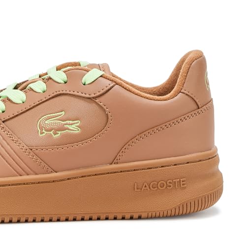 Lacoste Junior's L001 Set Sneakers, Brown/Light Green, 2