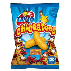 TAYTO Chickatees - Chicken flavour snacks from Ireland (25 x 17g packs) by Tayto