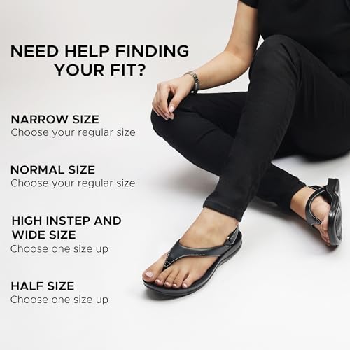 AEROTHOTIC Comfortable Arch Support Slingback Flats for Women Sandals Cute Soft T-Strap Toe Post Casual Fashion Dressy Flip Flops Vacation Essentials3