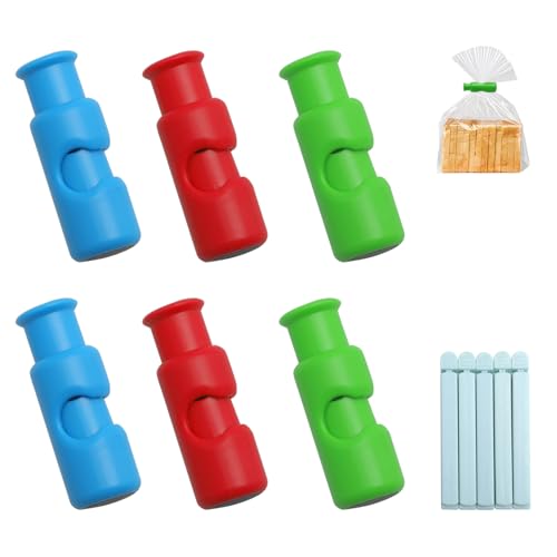 KQDRAVINE 11 Stück Tütenclips, Verschlussclips für Beutel,...