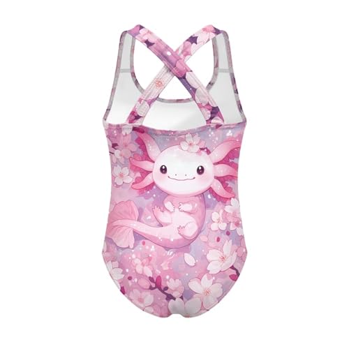 Toddler Girl One Piece Bathing Suit Back Cross Thick Straps Swimsuit Tanks Slimming Beach Swimwear for Children2