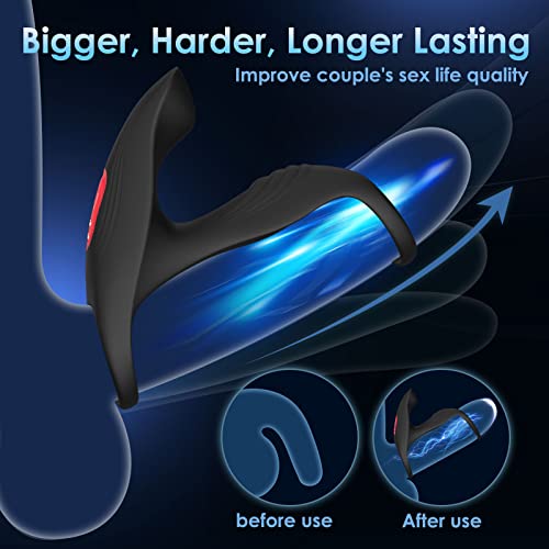 Image of jodiyece Male Masturbator Penis Pump - Male Sex Toys for Men Sex Toy Pocket Pussies 7 Thrusting Rotating Vibrating Sucking Licking Stroker Adult Toys Vacuum Pumps & Enlargers LCD APP (Balck-red)