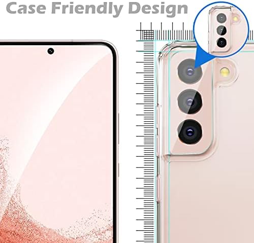 imluckies Camera Lens Protector for Samsung Galaxy S22 & S22 Plus [4 pack], Scratch-resistant Tempered Glass Back Camera Lens Cover, Ultra-thin, Easy Installation Lens Protector, Clear