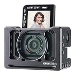 UURig C-RX0 II Metal Extension Cage for Sony RX0 II/RX0 with Cold Shoe to Mount Microphone Selfie Vlog Video Accessories 37MM Lens Adapter Arri Hole Quick Release Fixation 1/4