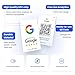Google Review Card by TrustHero - Tap or Scan for Instant Reviews - Boost Customer Reviews - All Phones Compatible - No Fees, No Subscription, Easy Setup - NFC/QR Review Card (White, 1 Card)