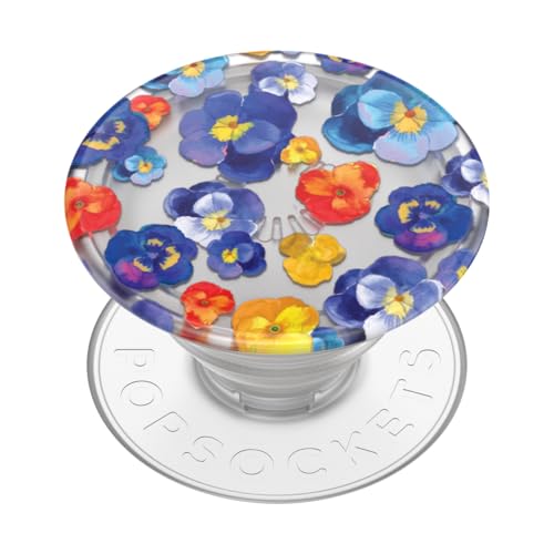 Image of ​​​​PopSockets Phone Grip with Expanding Kickstand, Adhesive Grip - Pansy Raid