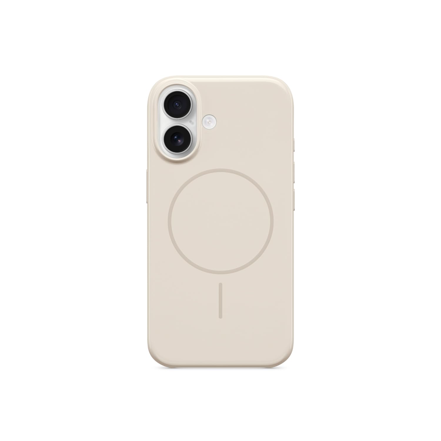 Beats iPhone 16 Case - MagSafe, Kratzfeste Schutzhülle, passgenau, Innenfutter aus Mikrofaser - Felsbeige