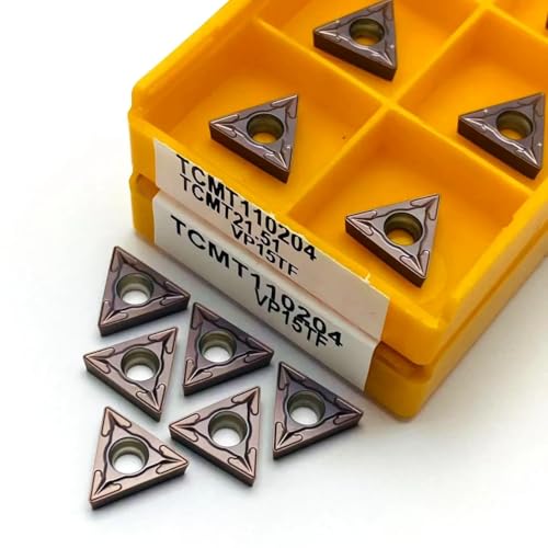 10 piezas insertos de carburo TCMT110204 VP15TF para torneado miniatura 4