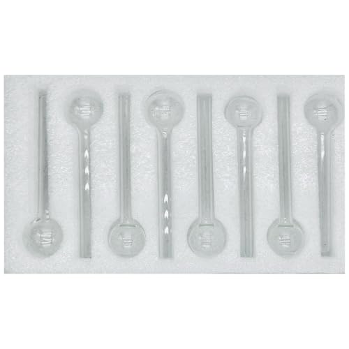JKWQFBOYAN 8 Stück Glas Pipe Glaspfeife Crackpfeife ölpfeife 4 Zoll Länge Glas Pipe Glass Pipe Klar