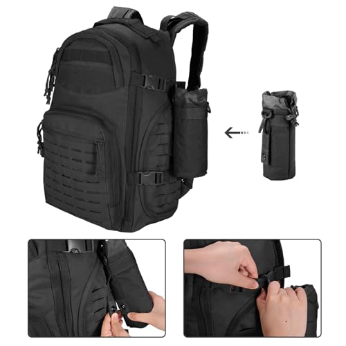 Mochila para senderismo impermeable 45L para camping miniatura 6