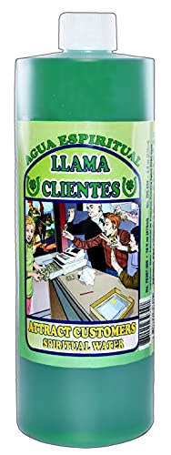 1 Bottle Attract CUSTOMERS Spiritual Water-Llama CLIENTES Indio AGUA ESPIRITUAL 16 OZ. - Magick Pagan